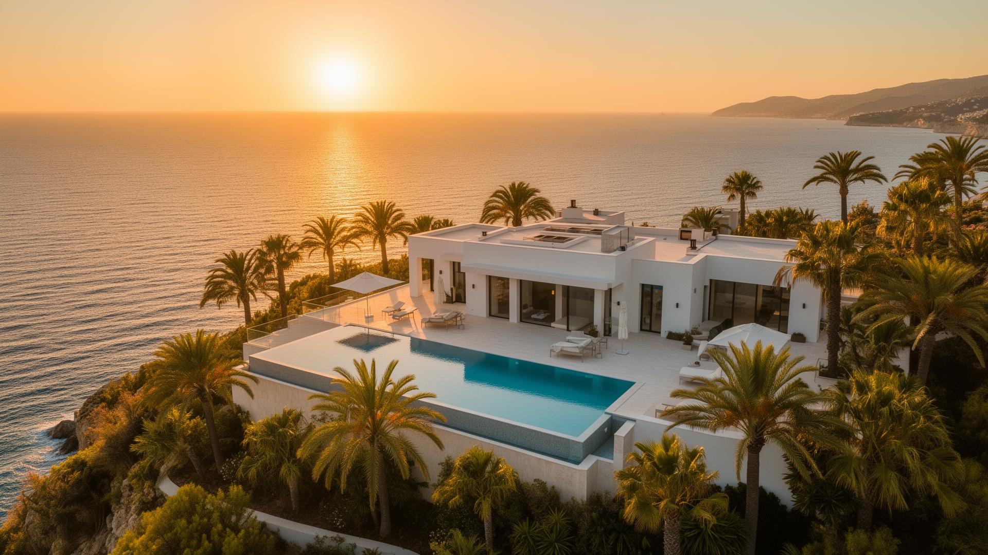 Villa de luxe avec vue mer